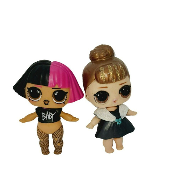 LoL Surprise Doll Lot‎ - Glam Glitter & Mini Sis Remix Rock Metal Babe Doll - Picture 1 of 2
